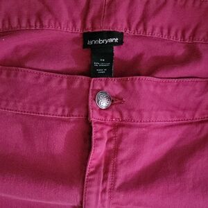 Lane Bryant Fuchsia Trousers